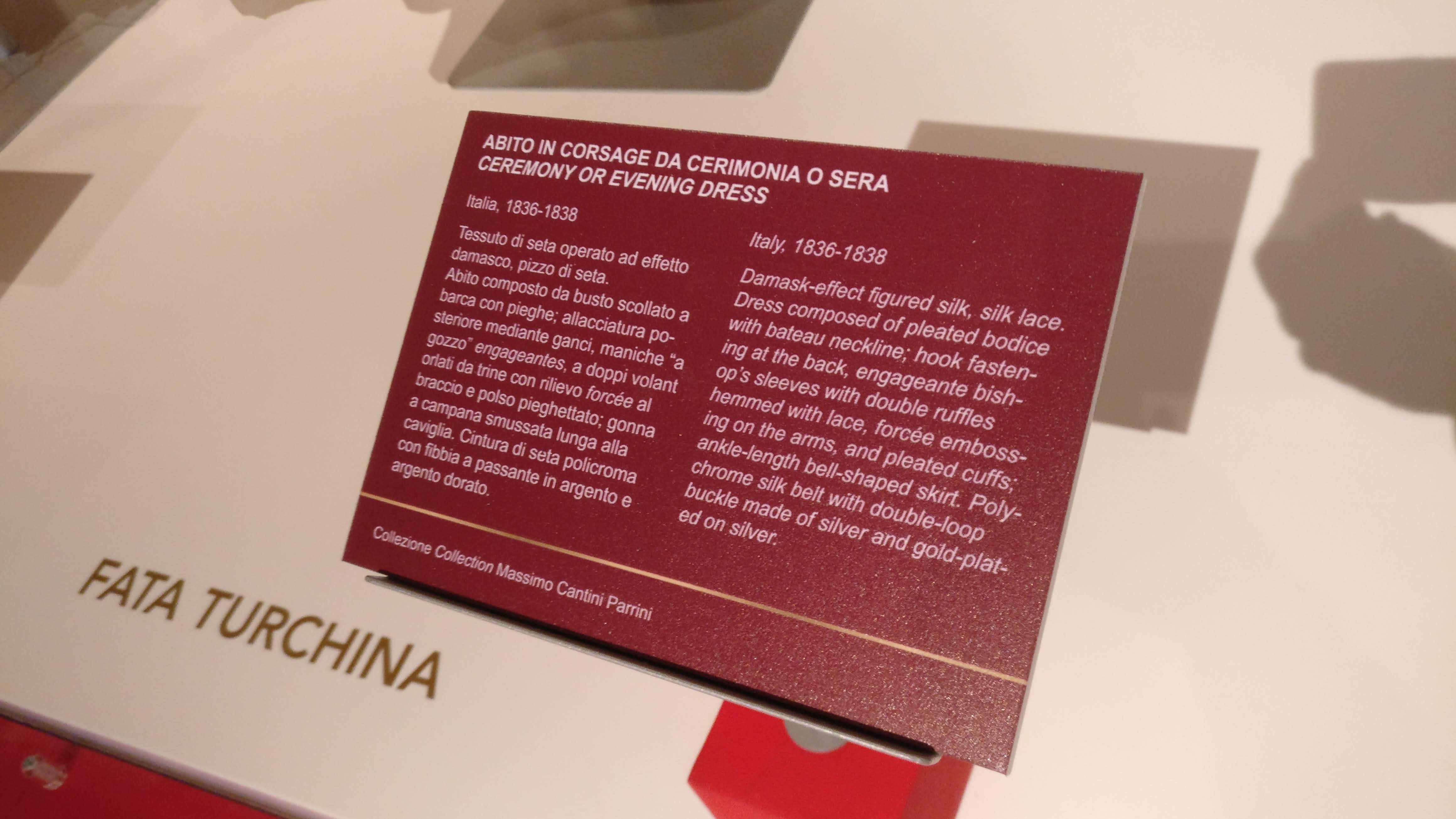 Caption on dibond support