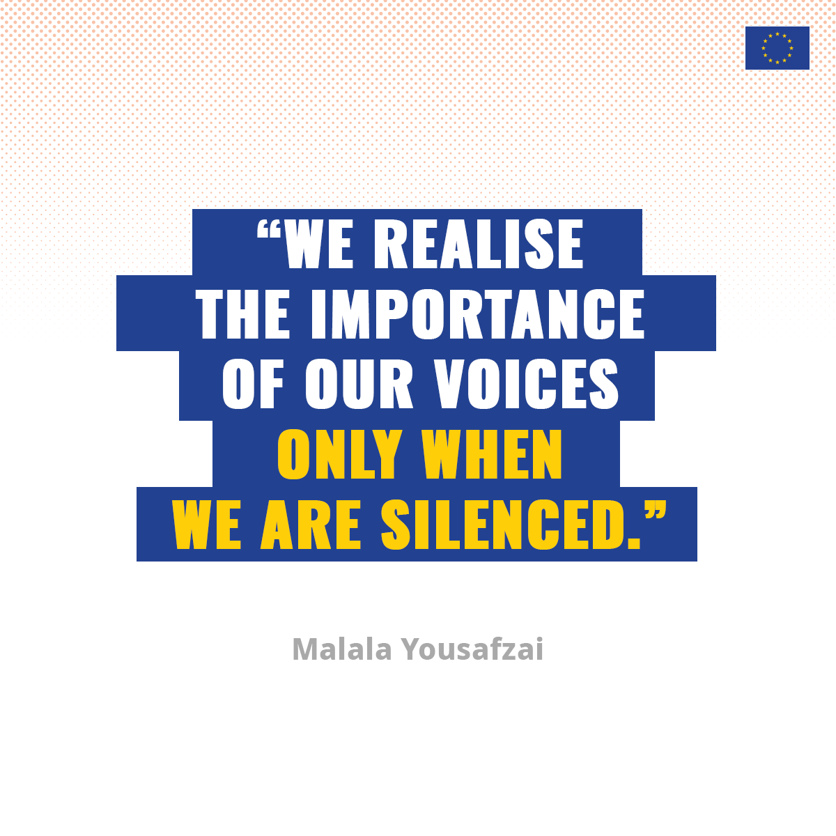 Quote / square 1200x1200 px / Gender action plan / Adobe Illustrator