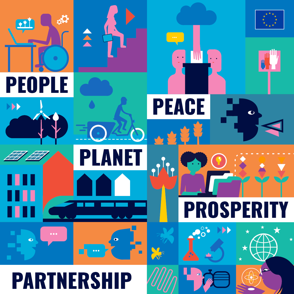 1200x1200 px / Annual report 2020 / Adobe InDesign + Adobe Illustrator