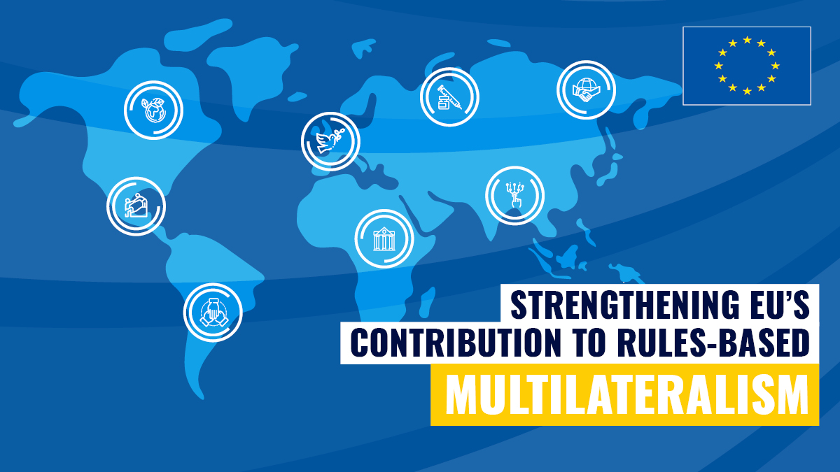 Social Media Visual / 1200x675px / Multilateralism / Adobe InDesign