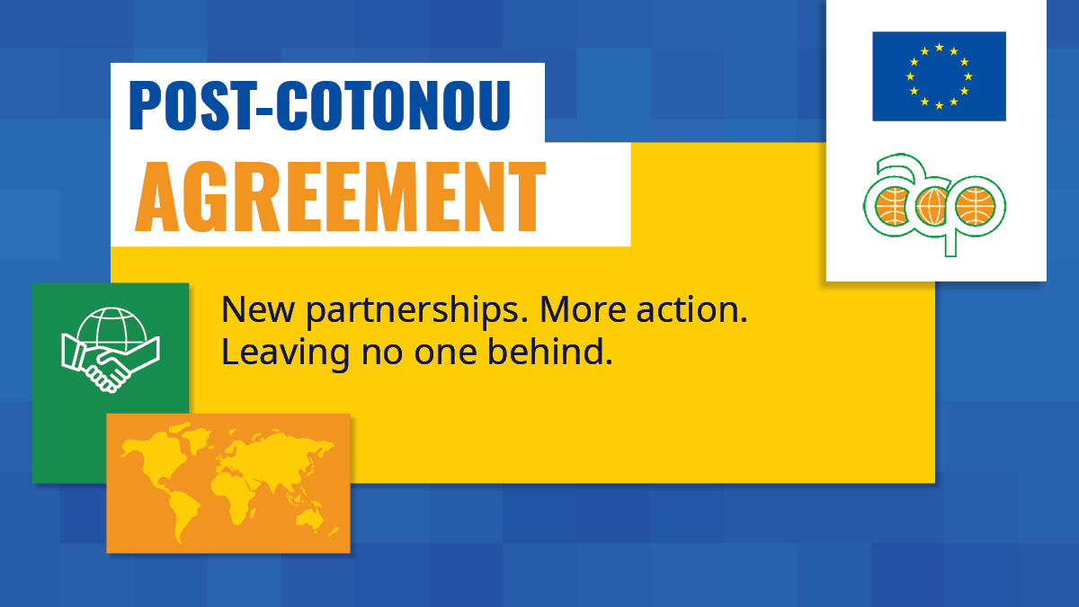 Post-Cotonou Visual / 1200x675 / Adobe Illustrator + Adobe InDesign