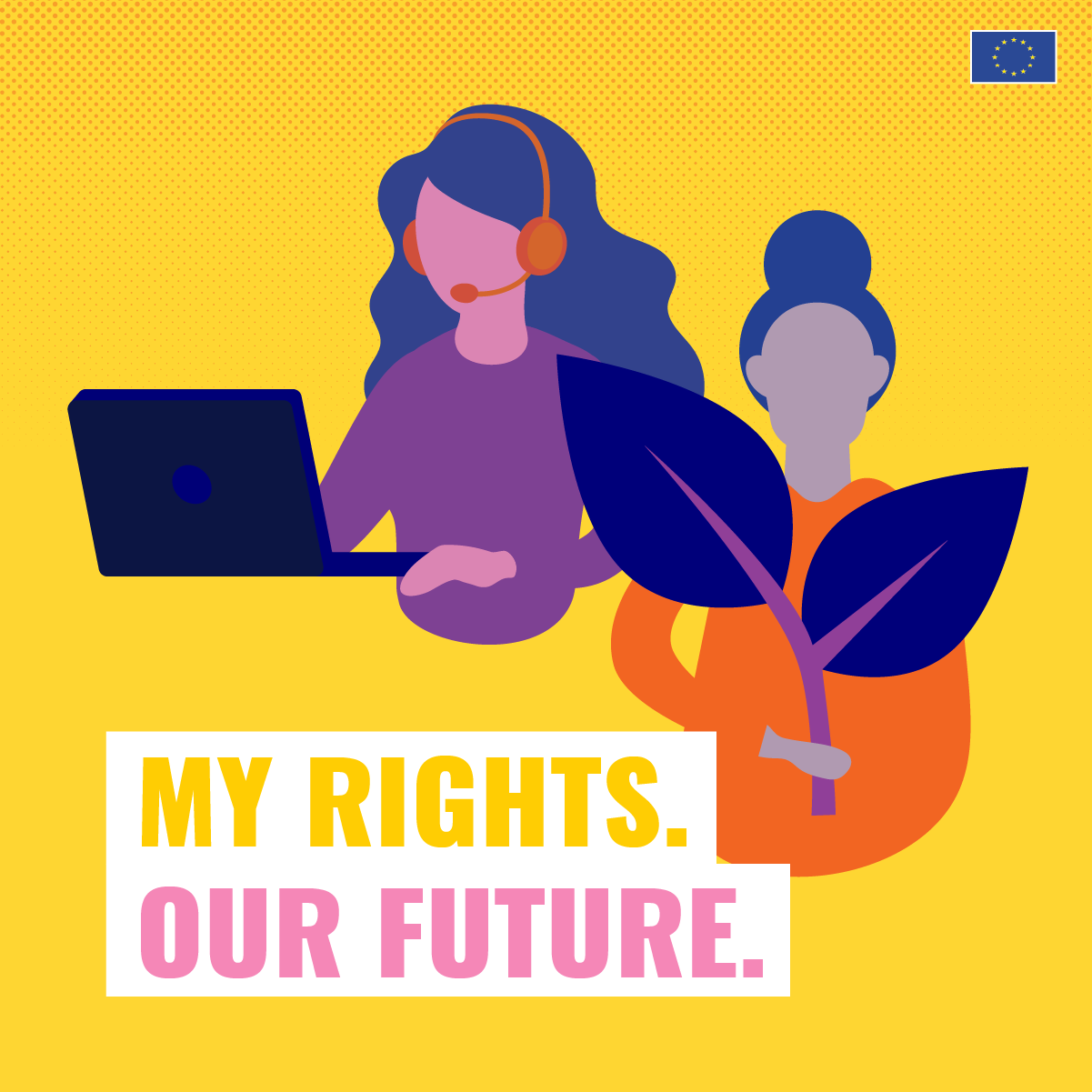 Social Media Visual / 1200x1200px / Gender Action Plan / Adobe Illustrator + Adobe InDesign