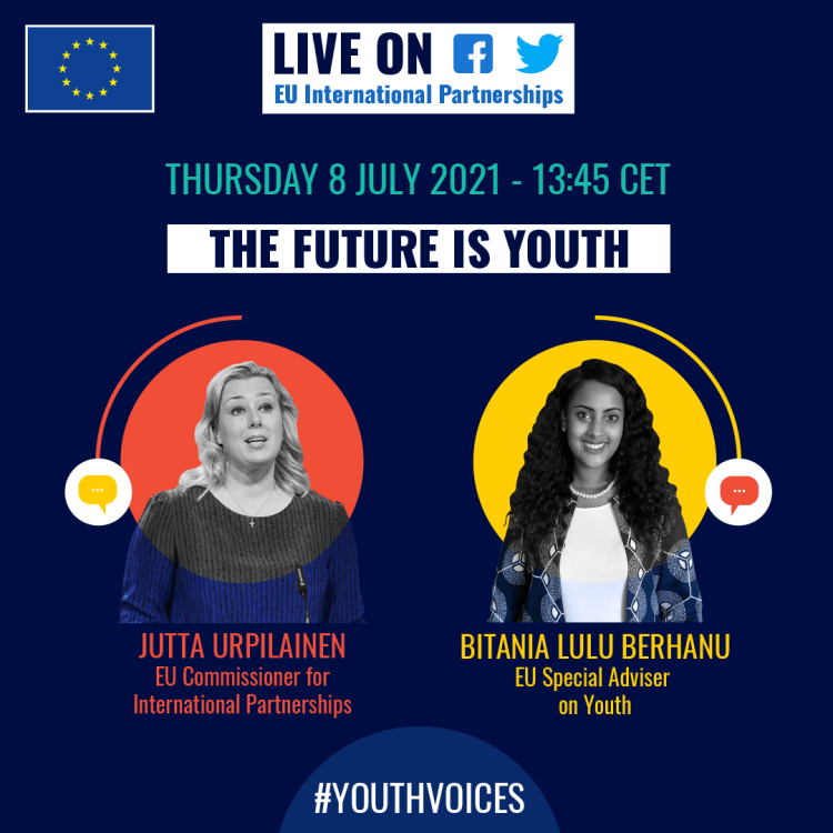 Promo visual for live on social media