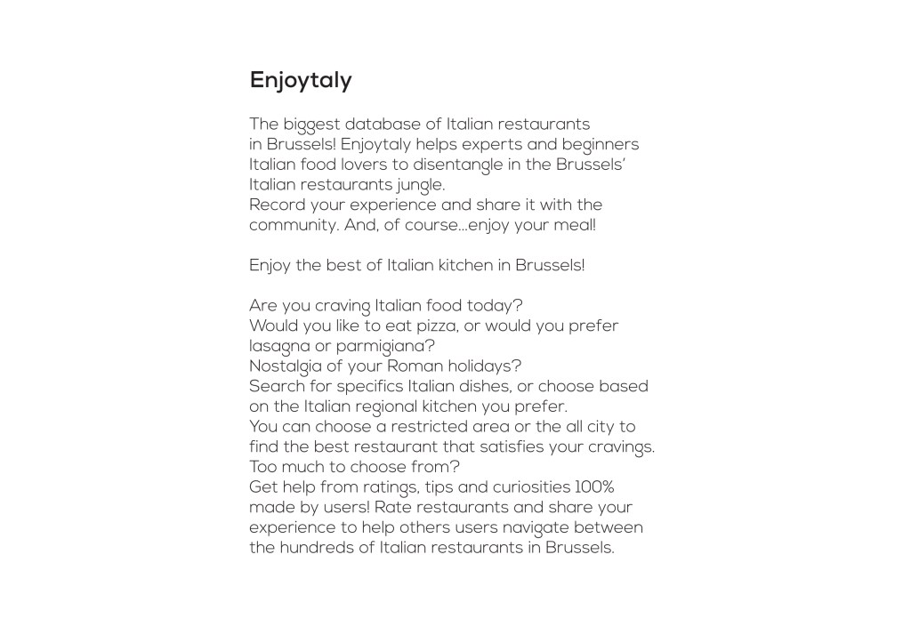Enjoytaly - description